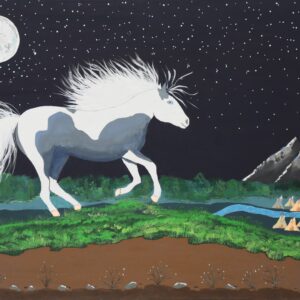 Galloping In Moonlight .