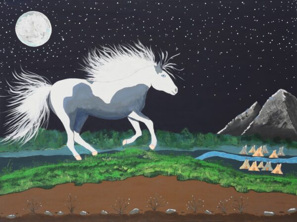 Galloping In Moonlight .