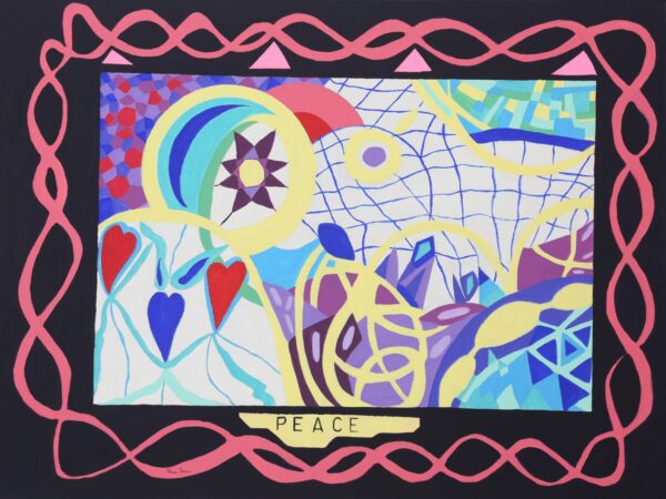 Portrait Of Vivid Peace .